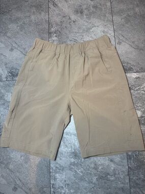 Magellan Outdoors Elastic Waist Cargo Shorts - Tan